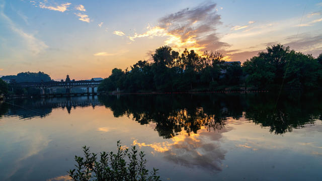 晨曦,,,彩霞,,,生态,,早晨,,,晨运,,生态,,美景