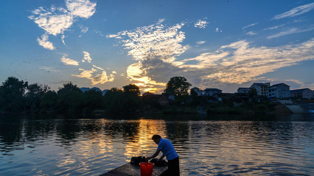 晨曦,,,彩霞,,,生态,,早晨,,,晨运,,生态,,美景