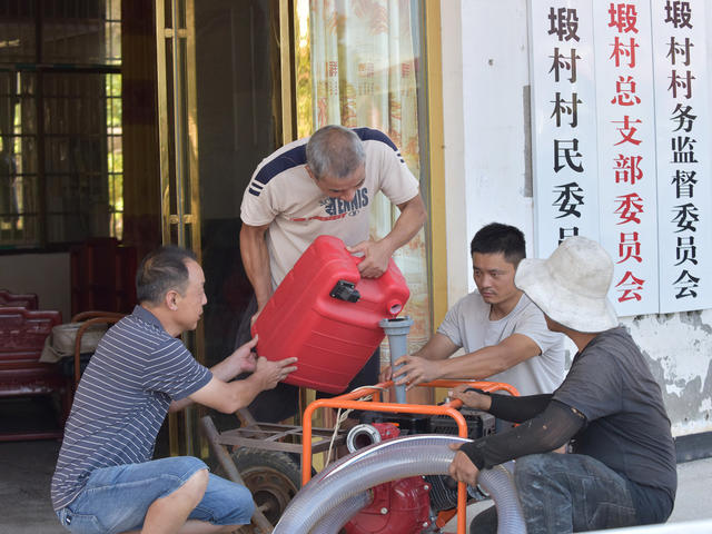 抗旱   救灾  晚稻  党员干部  干群关系  抽水