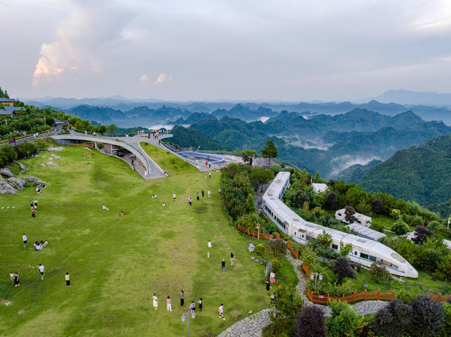 夕阳 土司大营 休闲度假 晚霞