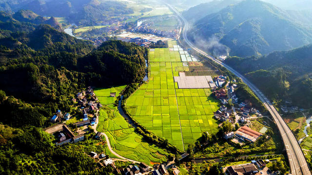通道 侗乡 初秋 田园 美景 如画