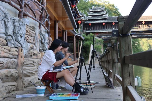 旅游、乡村、研学游、侗族、写生