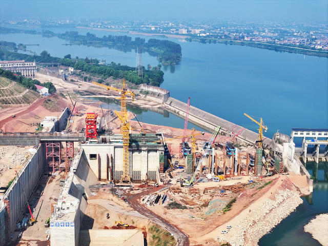 澧水  航道建设  枢纽工程  艳洲  秋老虎  进度保障