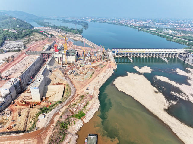澧水  航道建设  枢纽工程  艳洲  秋老虎  进度保障
