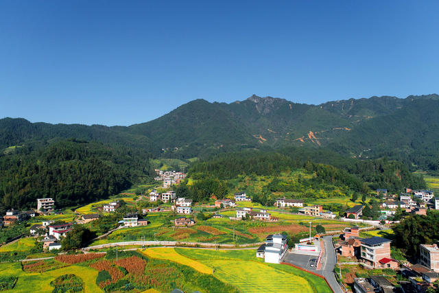 湖南桂东 美丽村庄 丰收 侃大村
