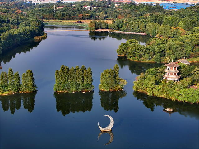 衡阳  南湖  景区  生态美