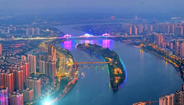 湖南  衡阳  城市  夜景