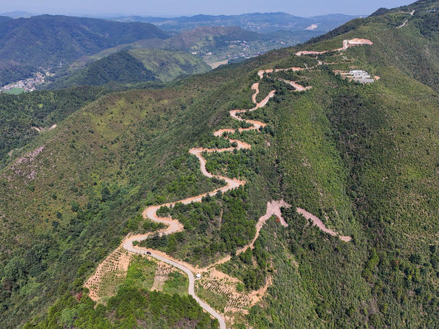 公路  山路  弯弯  致富路  风景  旅游
