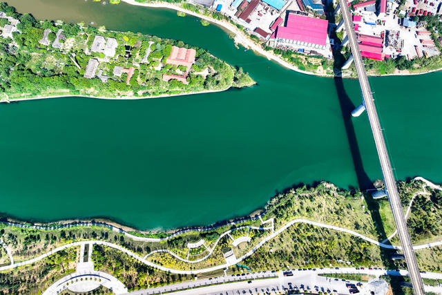 生态 城市 绿水 河 湿地