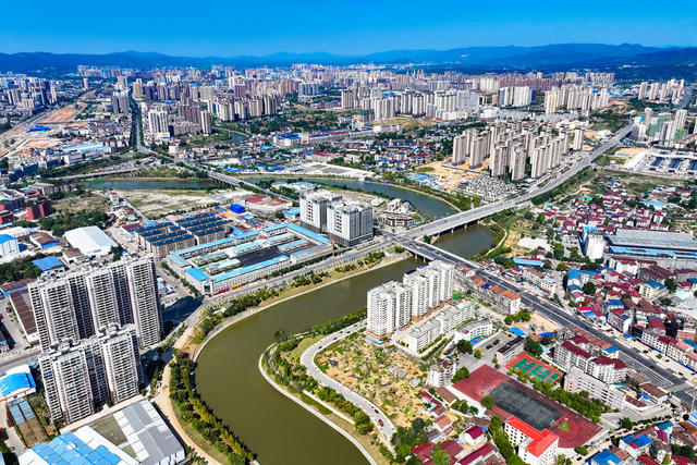 生态 城市 绿水 河 湿地