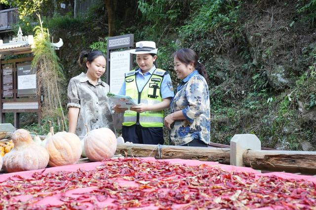 交通安全、交警、群众、宣传、平安建设