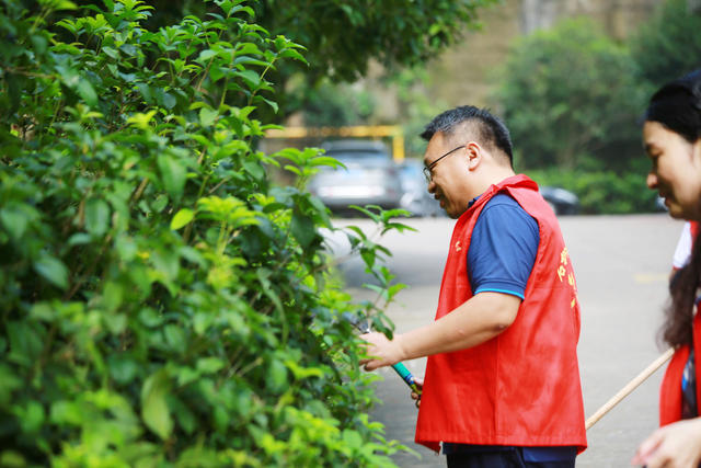 湖南  郴州  苏仙区 石榴湾社区  大清扫   迎国庆  