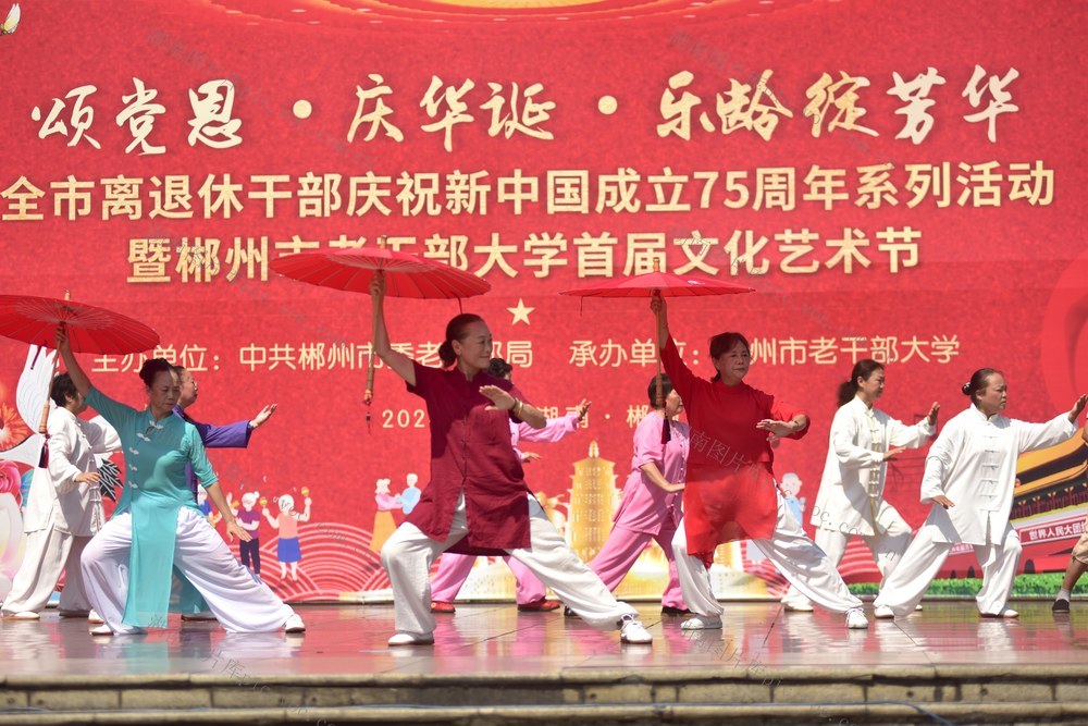 国庆节  文艺表演  颂党恩  
老年人