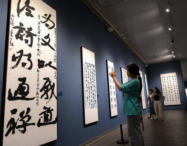 简帛湘韵，全国简帛书法名家，作品展