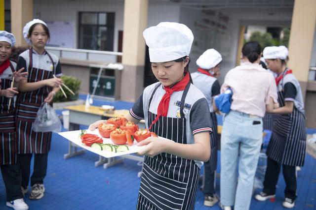 娄底 厨艺 献礼国庆 争霸赛 花山中心学校 佳肴