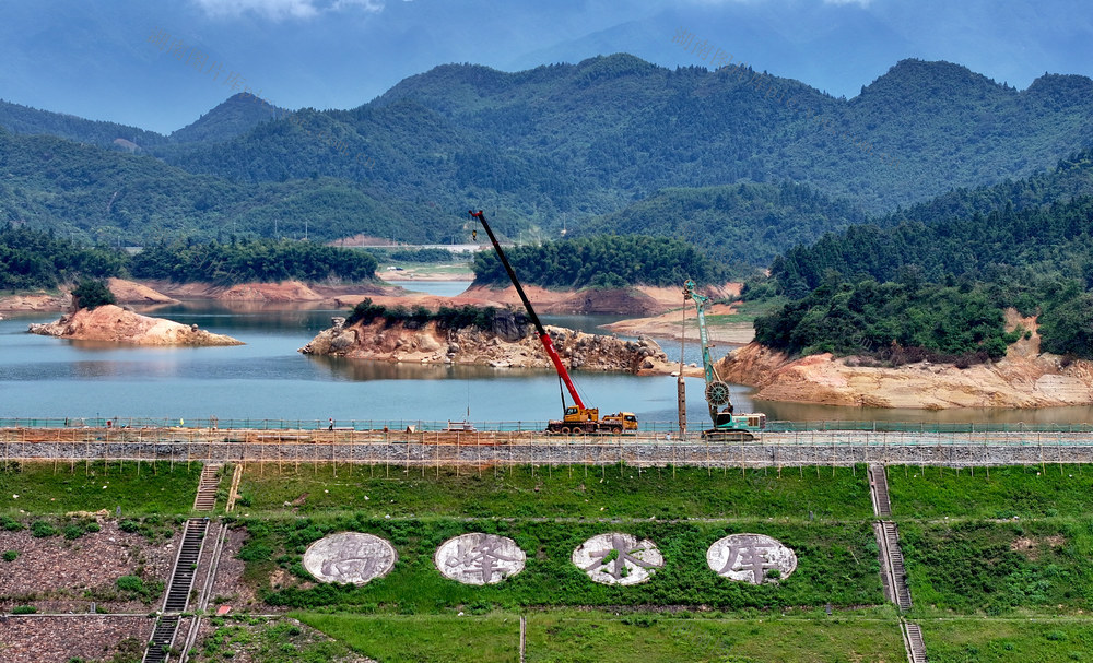 湖南  郴州  苏仙区  高峰水库  除险加固   航拍  黄建华