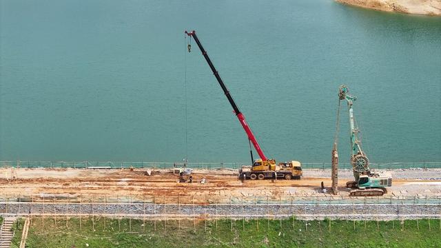 湖南  郴州  苏仙区  高峰水库  除险加固   航拍  黄建华