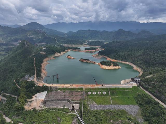 湖南  郴州  苏仙区  高峰水库  除险加固   航拍  黄建华