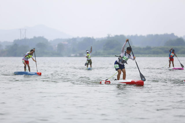体育 旅游 桨板运动 天子湖国家湿地公园