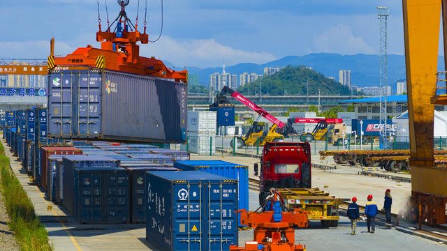 国际陆港 中老班列 出口 西部陆海新通道