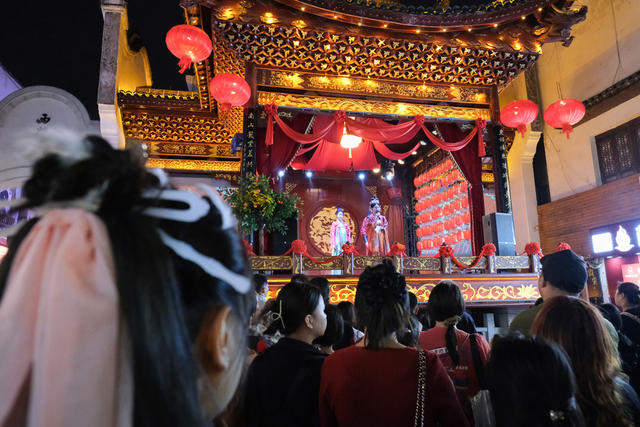 太平街，古戏台，湘剧