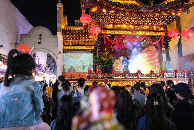 太平街，古戏台，湘剧