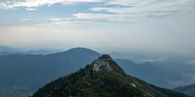 南岳衡山风景区 航拍 祝融峰