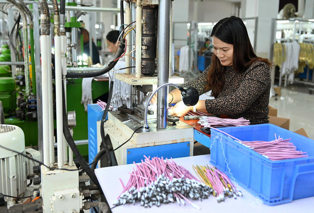 乡村企业   农村 劳动 就业  剩余劳动力 电子 村民  经济   订单 加工 民生