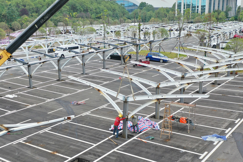 停车场 充电桩 民生