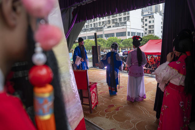 送戏下乡 长沙县 文化演出 戏曲 