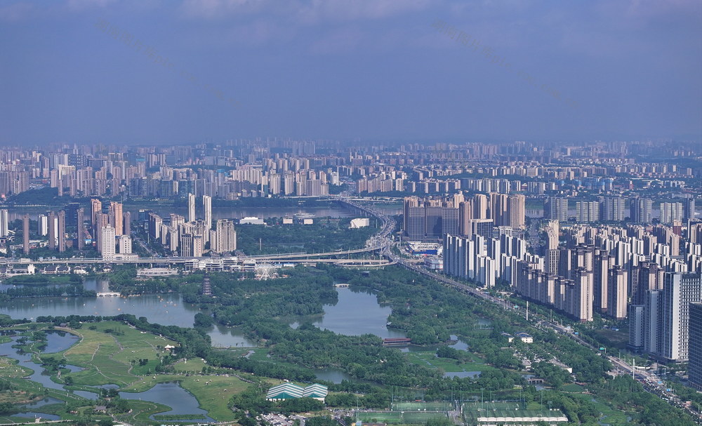 湘江新区 湿地  夜景 