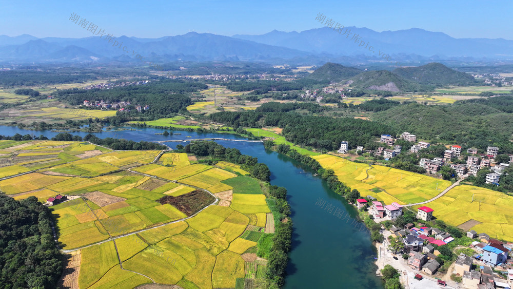 乡村 美景 秋色