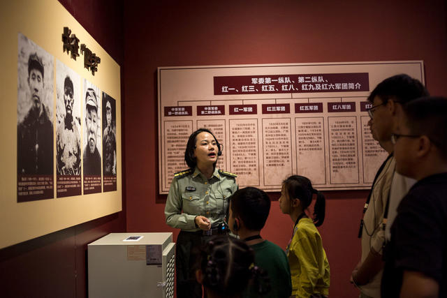 通道 转兵 纪念 馆 迎来 各地 游客 参观
