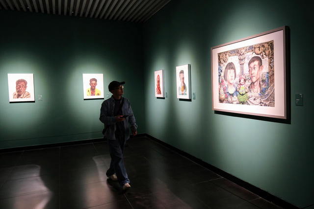 李自健美术馆，陈流作品展