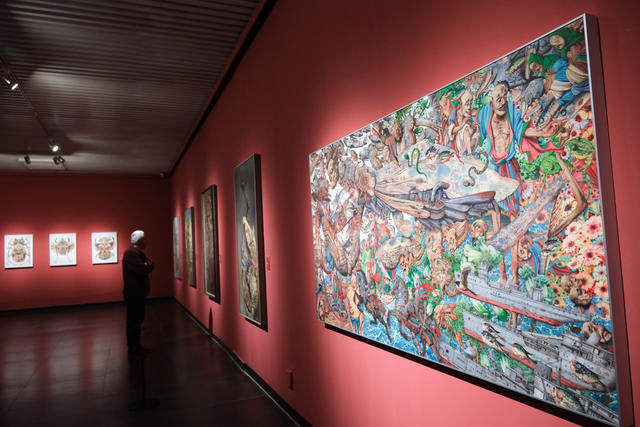 李自健美术馆，陈流作品展