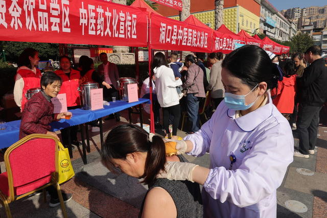 中医 义诊  廉桥药博会 弘扬中医药文化 健康