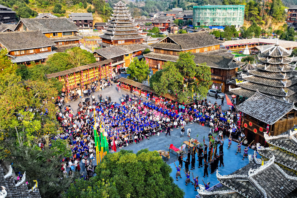 侗年节 民俗 文旅 旅游 游客 景区