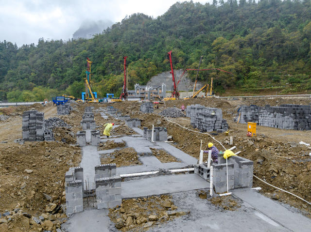 大兴寨水库工程 矮寨移民安置区 