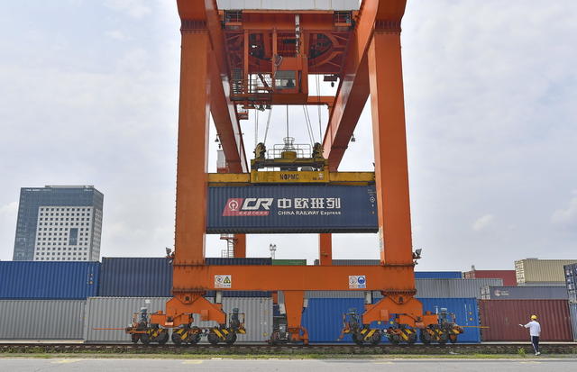 中欧班列  火车北站 物流 铁道