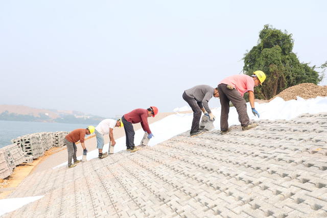 河岸治理；工程建设