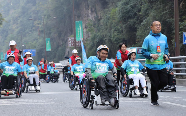 肢残人 马拉松 湖南 张家界