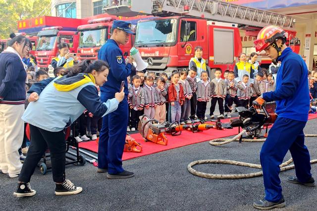 幼儿园 师生 消防开放日 学习 宣传 安全 