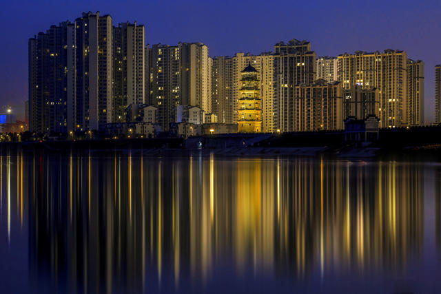 城市  夜色  建筑