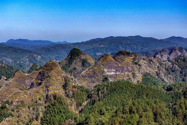 菊花 丹霞 风景 冬景 蓝天