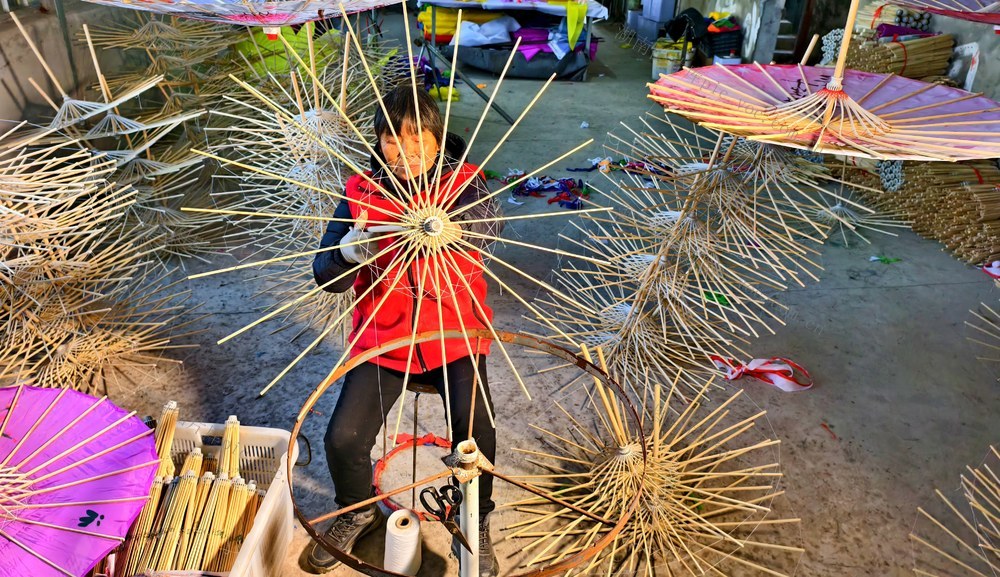 湖南  常宁 油纸伞   经济
