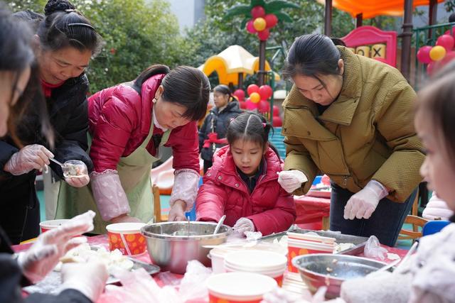 迎新年、学校、民俗体验、年味、幼儿园