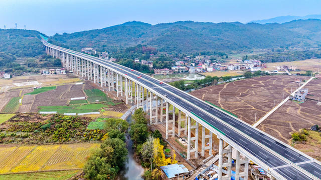 高速公路  永新高速  建设扫尾
