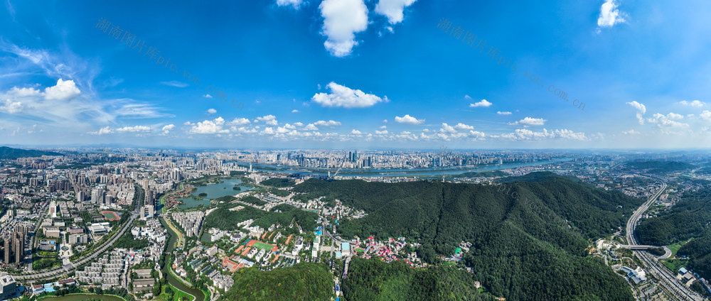 长沙航拍全景