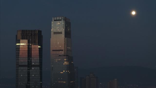 清晨中的长沙