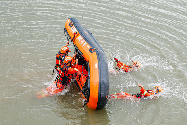 消防 水域 训练 舟艇 防汛 救援 实战